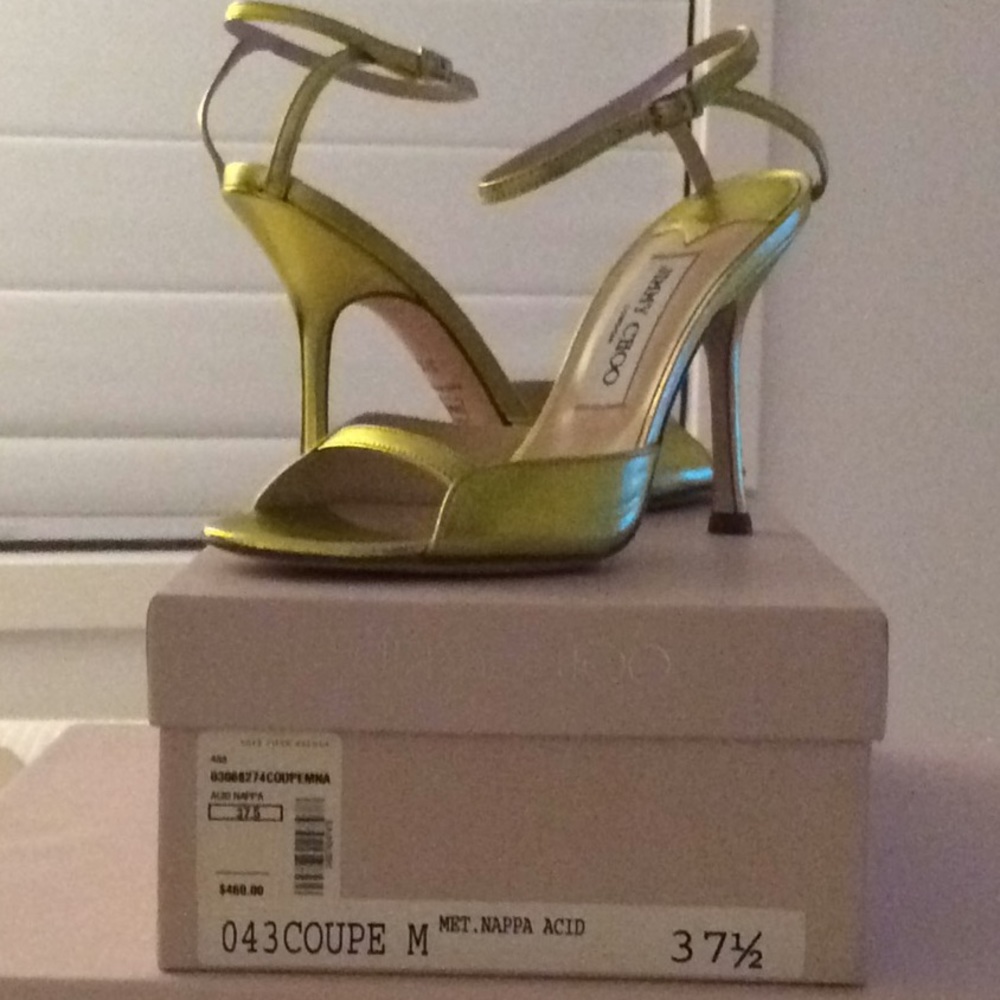 Jimmy Choo Coupe Met. Nappa Acid Shoes